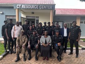 uganda-tourism-police-workshop.jpg Uganda Tourism Police at a CT Resource Center during the training.
